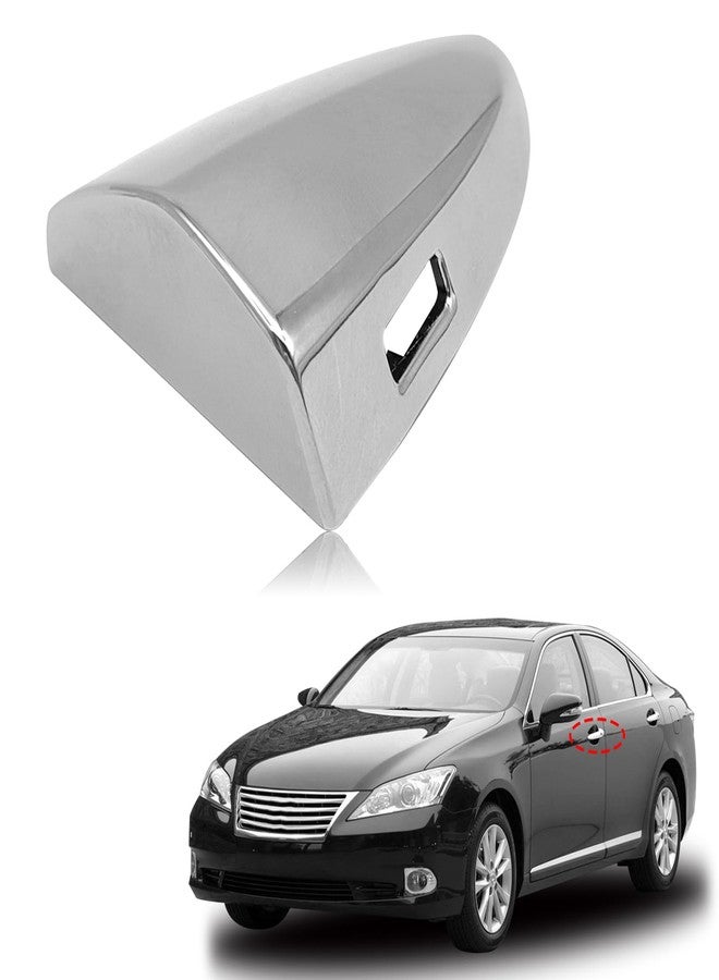 CmeRto غطاء مقبض باب كروم من CmeRto متوافق مع لكزس ES350 (2007-2012)، LS600hl (2008-2016)، LS460 (2007-2017). غطاء مفتاح بديل لمقبض باب السائق الأمامي، رقم القطعة 69218-33010 - Image 1